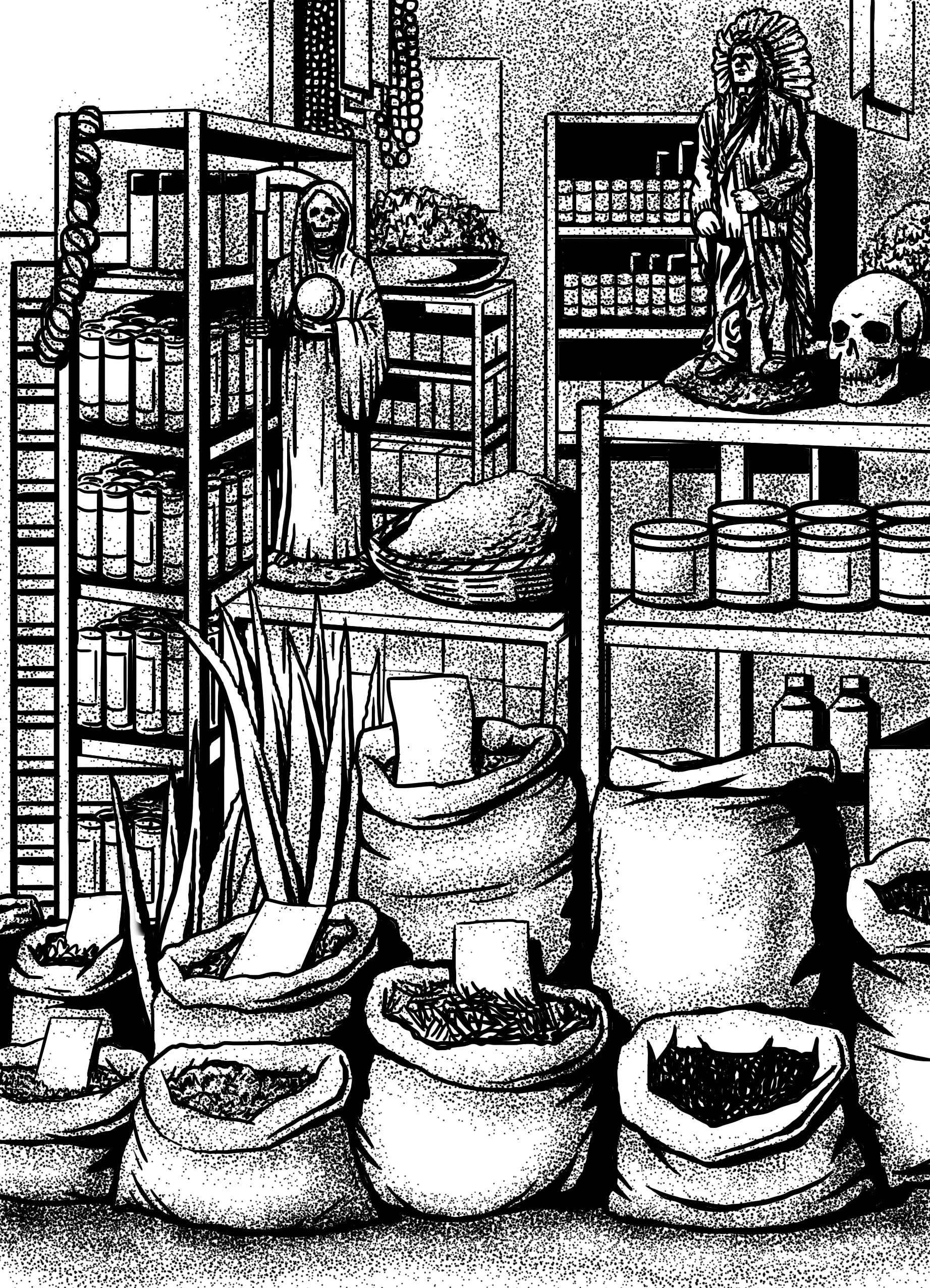 Nosotros Interiores de Cuentos en el Caldero, libro de relatos fantásticos y oscuros publicado por nuestra editorial independiente, acompañado de ilustraciones y edición cuidada.